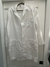 Fashion Seal Knee Length White Lab Coat w/Pockets Size 42 Style 499