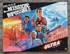 NES Mission Impossible Manual Instruction Booklet Nintendo NES-U4-USA Star