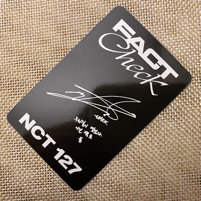 NCT MARK [Fact Check] Official Photocard, Chandelier Version / New