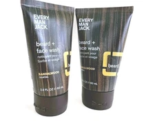 2 Every Man Jack - Beard and Face Wash - Brand New - Sandalwood 2.0 oz Skin Care
