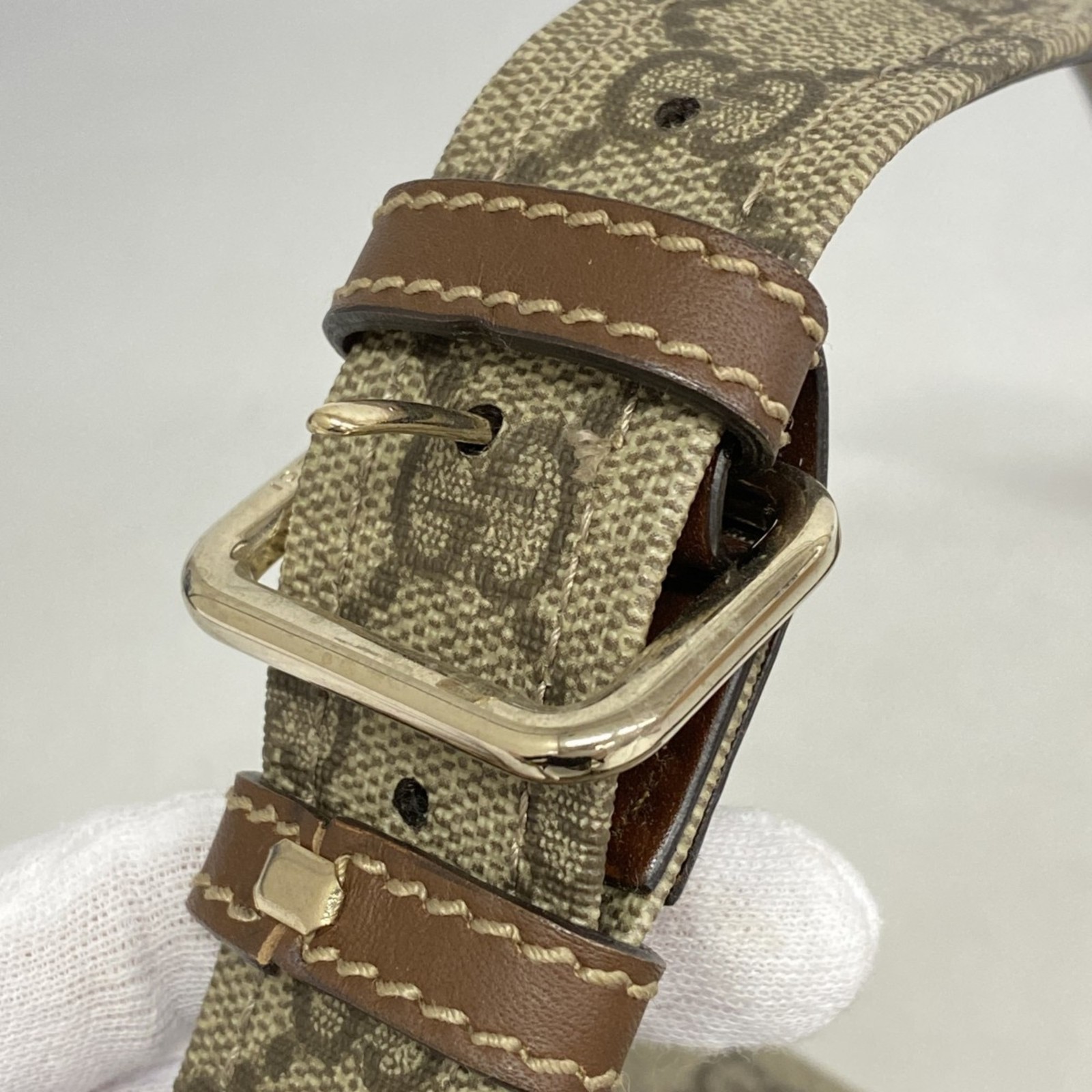 Gucci GG Supreme Sherry Line Shoulder Bag 246413 Brown Women's GZl1fcaq thumbnail 8