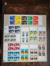 LOT OF 80 U.S. PLATE  BLOCKS 1991-98 29ct  32ct MNH NO DUPLICATES