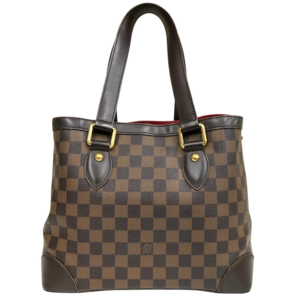 Auth Louis Vuitton Hampstead PM Tote Bag Damier Ebene Handbag N51205 MI2079 - Image 2 of 4