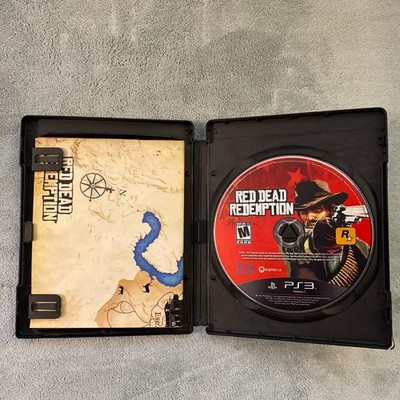 Red Dead Redemption RDR PS3 PlayStation 3 DISC & MAP ONLY - excellent condition