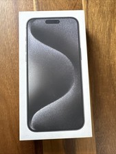 Apple iPhone 15 Pro Max - 256 GB Unlocked Black Titanium eSim Model New