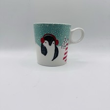 Starbucks 2016 Holiday Christmas Penguin ceramic coffee mug