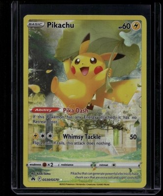 Pokemon TCG Pikachu GG30/GG70 Crown Zenith Galarian Gallery Ultra Rare