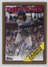 2023 Series 2 1988 Topps Baseball Gold 5/50 James Outman #88BA-JO Auto 4at