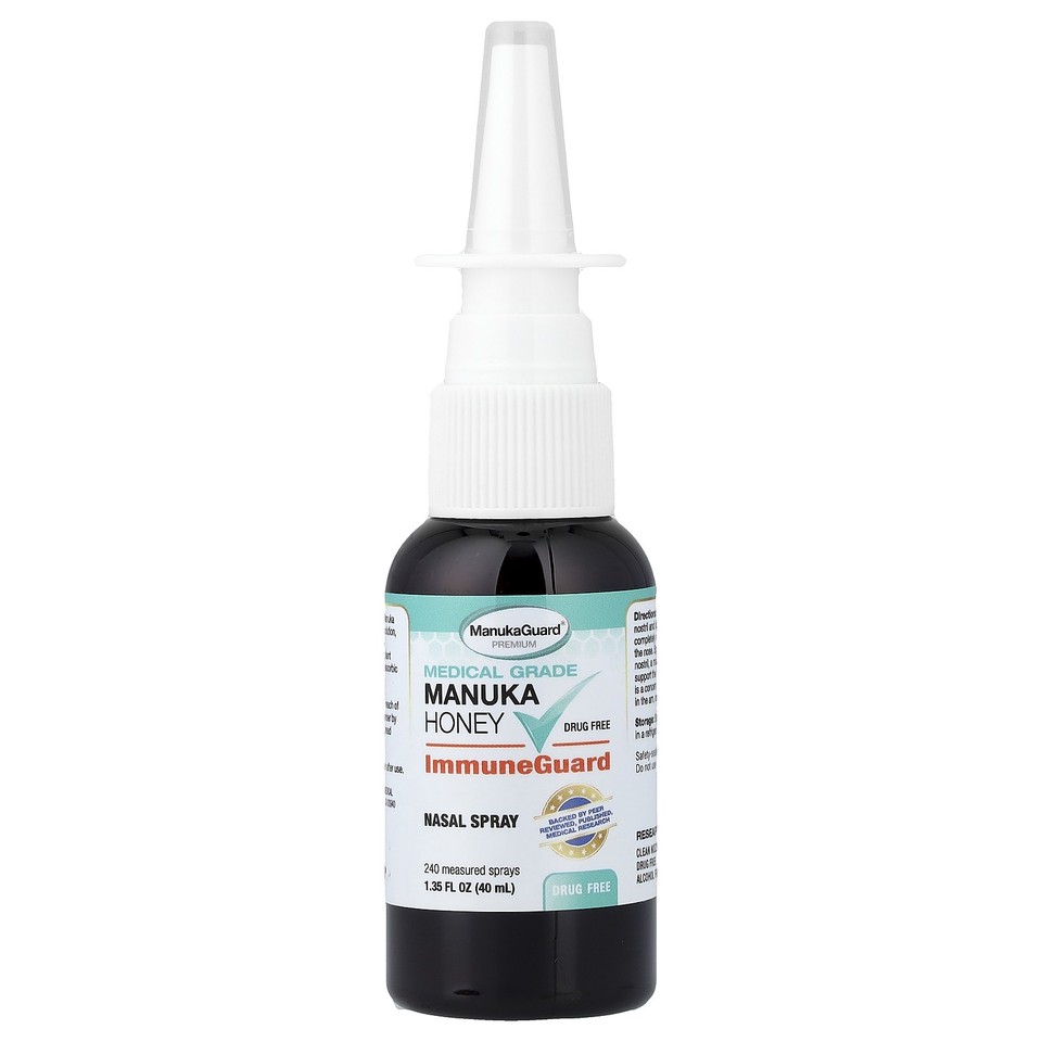 Medical Grade Manuka Honey, Everyday Immune Cleanse Nasal Spray, 1.35 fl oz (40