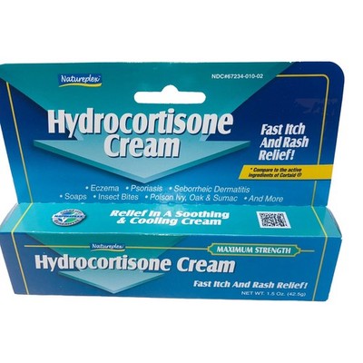 1 Natureplex Hydrocortisone Cream Maximum Strength 1 Box 11/2028