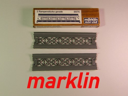 Secciones de rampa recta Marklin #8976, longitud 110 mm, escala Z.  PRECIO REDUCIDO! | Zustand: Used