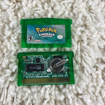 Pokemon Emerald (Nintendo Gameboy Advance, 2005) GBA Authentic New Battery Works