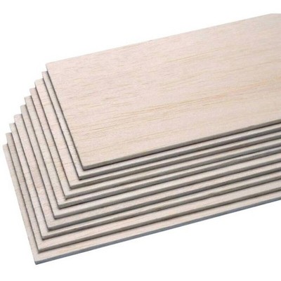 Pichler Modellbau Balsa-Brettchen 1000x100mm 10 Stück Bastelmaterial - Wie Neu