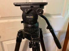 Miller Compass 25 Fluid Tripod Head with SOLO 100mm Ball 1505 Carbon Fiber Leg