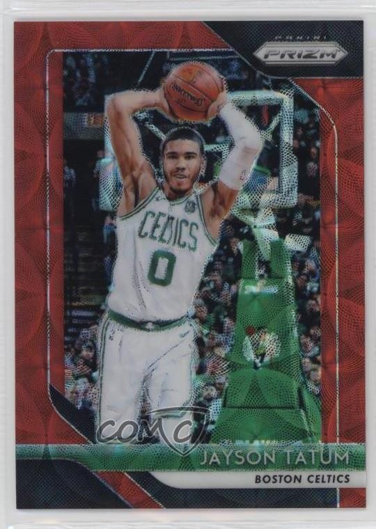 2018-19 Panini Prizm Choice Red Prizm 31/88 Jayson Tatum #118 oh5