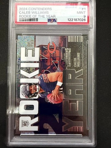 2024 Panini Contenders - Rookie of the Year Contenders Caleb Williams #1 (RC)