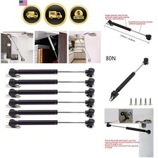 80N Hydraulic Gas Struts 6Pcs, Soft Close Lid Support for Cabinets Furnitur...