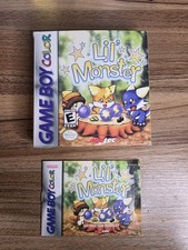 Rare ! GBC Gameboy Color LIL MONSTER Box + Manual Only GameBoy Nintendo NO GAME
