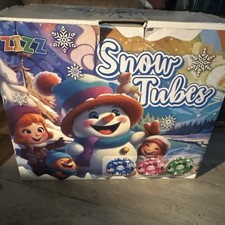 ZIZZ Snow Tubes 3 Pack Inflatable Winter Sleds Adults  Kids Snow Toys New