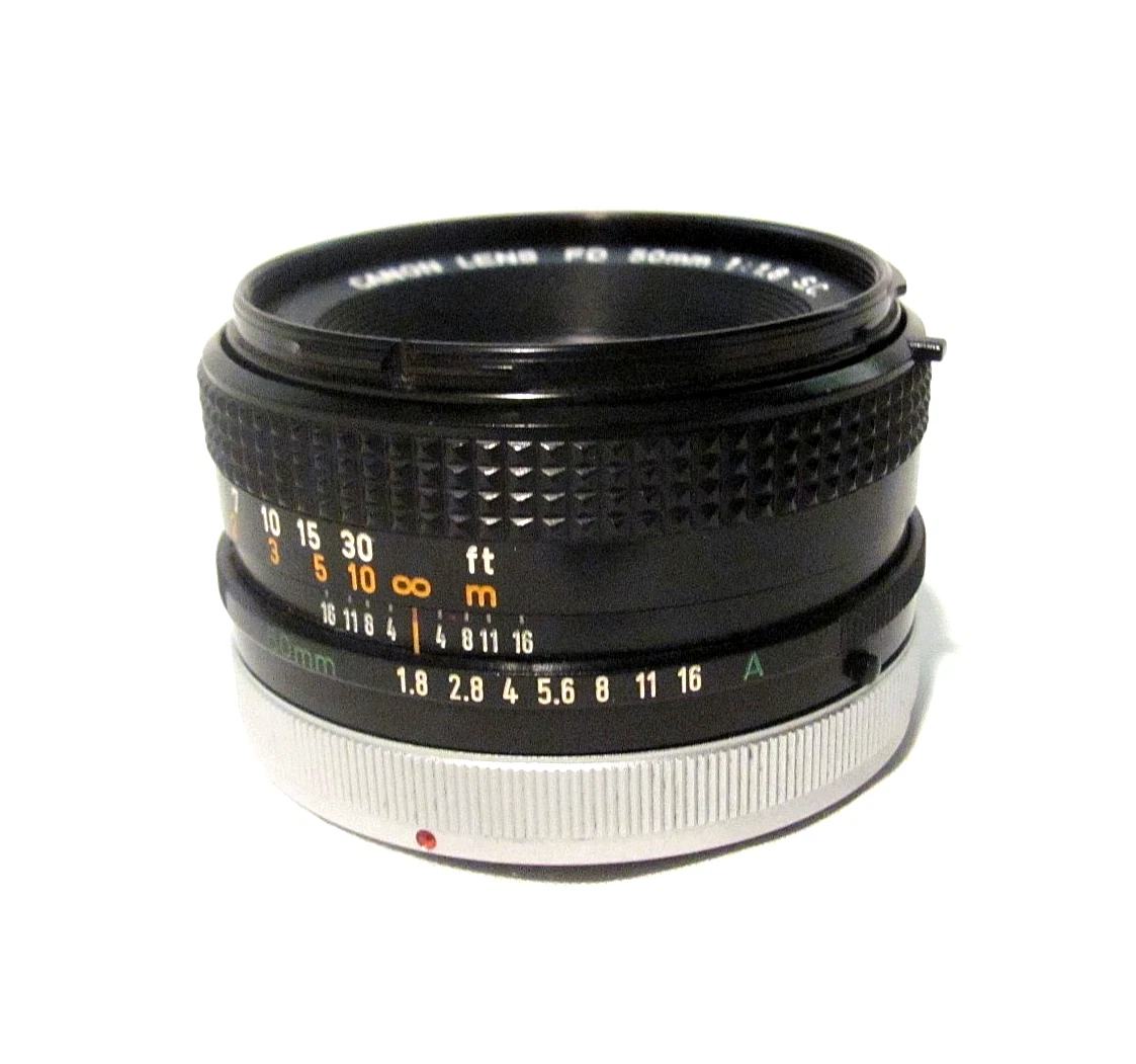 Canon FD f/1.8 Camera Lenses 50mm Focal for sale | eBay