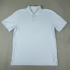 Brooks Brothers Polo Shirt Mens Size XL Light Blue Casual Short Sleeve *