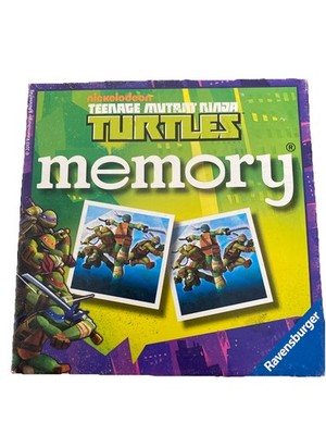 Teenage Mutant Ninja Turtles Memory Match Spiel, Nickelodeon, 2013 komplett.