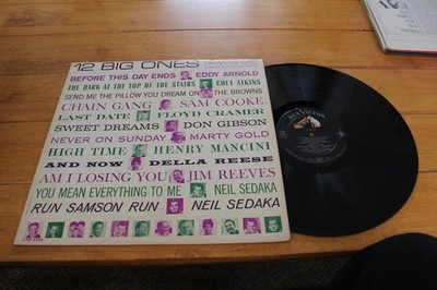 Vintage 12 Big Ones Vinyl LP RCA Victor LPM-2332 Country Pop Sam Cooke Sedaka