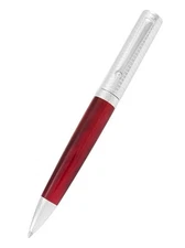 Montegrappa Espressione 925 Silver Marbled Red Ballpoint Pen ISNPCBSR