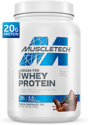 Grass-Fed Whey Protein Powder (Triple Chocolate, 1.8LB) - Whey Protein Smoothie