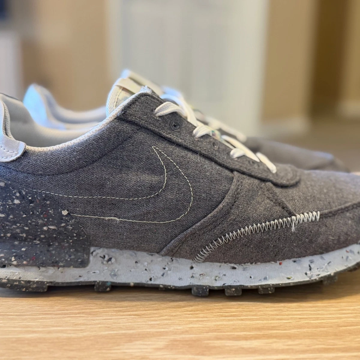 Nike Daybreak Type Recycled Canvas Iron Grey Barely Volt CZ4337-001 Men US 10.5 Nike Daybreak Type Iron Grey for Sale | Authenticity  main image 2