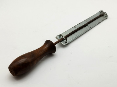 MW-712 Vintage Küche Messerschärfer Honer Stahl Werkzeug Holzgriff Brasilien