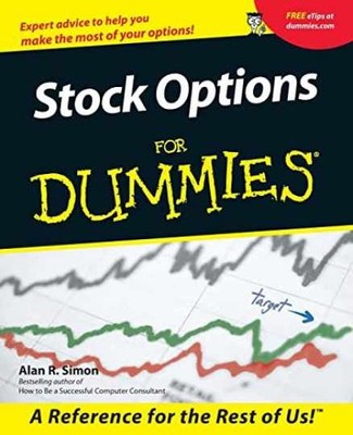 Stock Options For Dummies - Paperback, by Simon Alan R. - Very Good