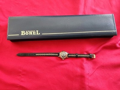 Ernest Borel Kaleidoscope Coctail Watch 1950s With Original Box Plaque 20 Micron