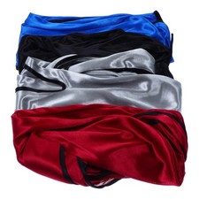 4pcs Silky Durag for Men Women Polyester Silky Durags Long Tail Headwrap Turban