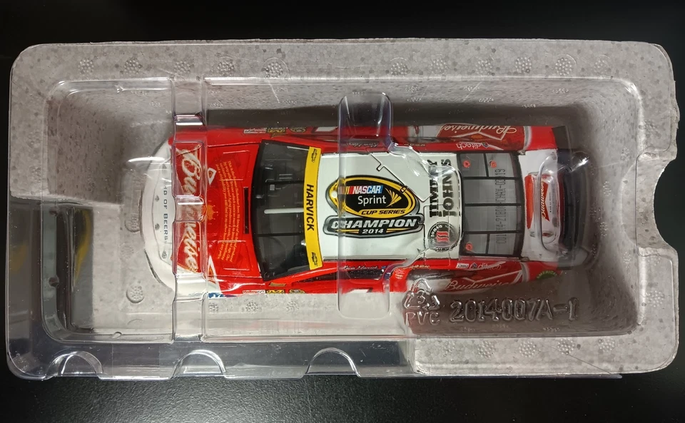 Kevin Harvick #4 Budweiser Sprint Cup Champion 2014 1/24 Lionel Diecast raro nuevo en paquete Foto 4 de 4
