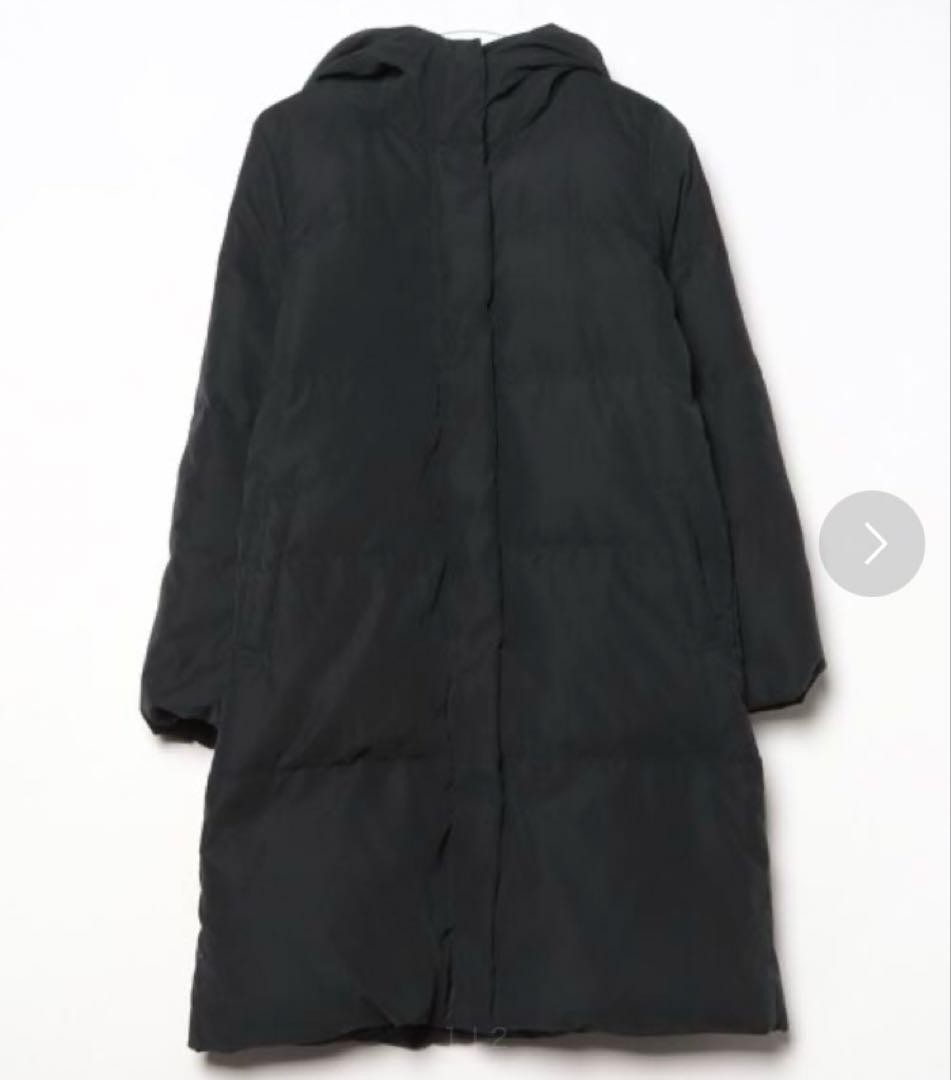 STUDIOUS Down Jacket M Black NylonPolyester Used … - image 1