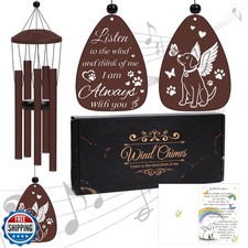 Pet Memorial Gifts for Loss of Dog - Pet Memorial Wind Chimes for Loss of Dog...
