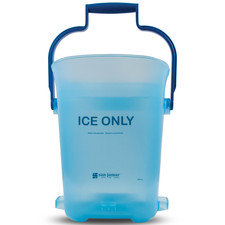 San Jamar Plastic Light Duty Ice Tote 6 Gallons Blue Sild6000