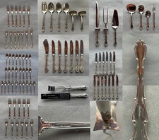 1957 Towle Fontana 83-piece Sterling Silver Flatware Set No Mono - 4015.1 Grams