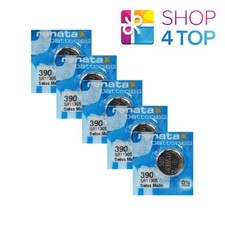 5 Renata 390 Sr1130Sw Batteries Silver 1.55V Watch Battery 10Bl NEW