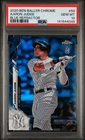 2020 Topps Chrome Ben Baller⚾️Aaron Judge BLUE Refractor #/75🔥PSA 10 Gem Mint🔥