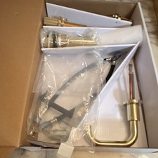 Signature Hardware Lexia Widespread 2-handle Lever Bath Faucet Polished Brass