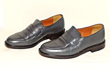 Mens DB Collection Extra Wide Grey Leather Slip on Shoes Size UK 6 / 39