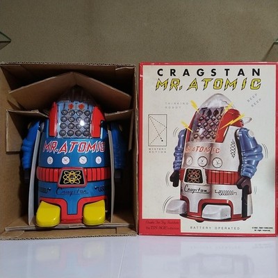 Osaka Tin Cragstan Mr. Atomic Electric Walking Robot W/BOX F/S From JPN