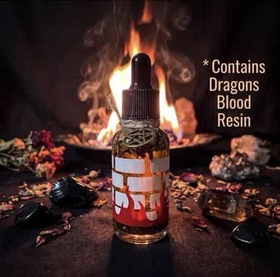 Fiery Wall of Protection Oil, Protection Oil, Shield Space, Warding