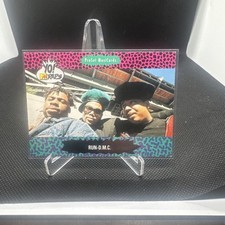 Run DMC 1991 Yo MTV Rap Music Pro Set Card #67