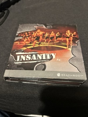 Insanity DVD 10 Disc Workout Box Set Beachbody Shaun T 2011 Exercise Fitness