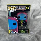 Funko Pop Movies Nightmare before Christmas Sally Black Light Figure # 16