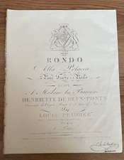 PRADHER Louis, Rondo alla Polacca partition Forte Piano Charles Beriot