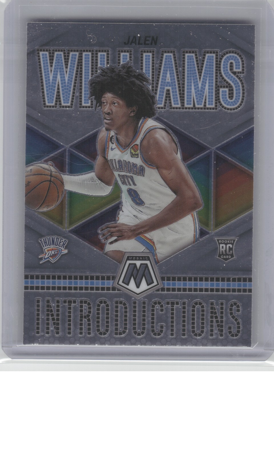 2022-23 Panini Mosaic #4 Jalen Williams Introductions B22R1C146